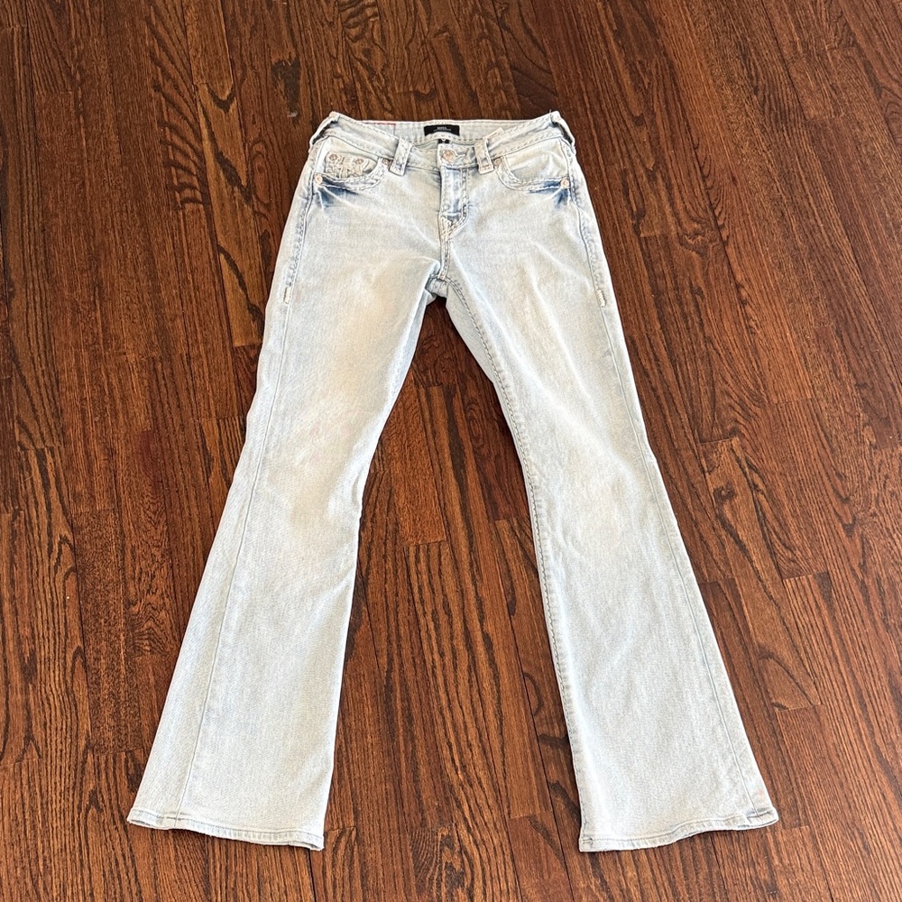True Religion BECCA Light Blue Wash Bootcut Jeans
